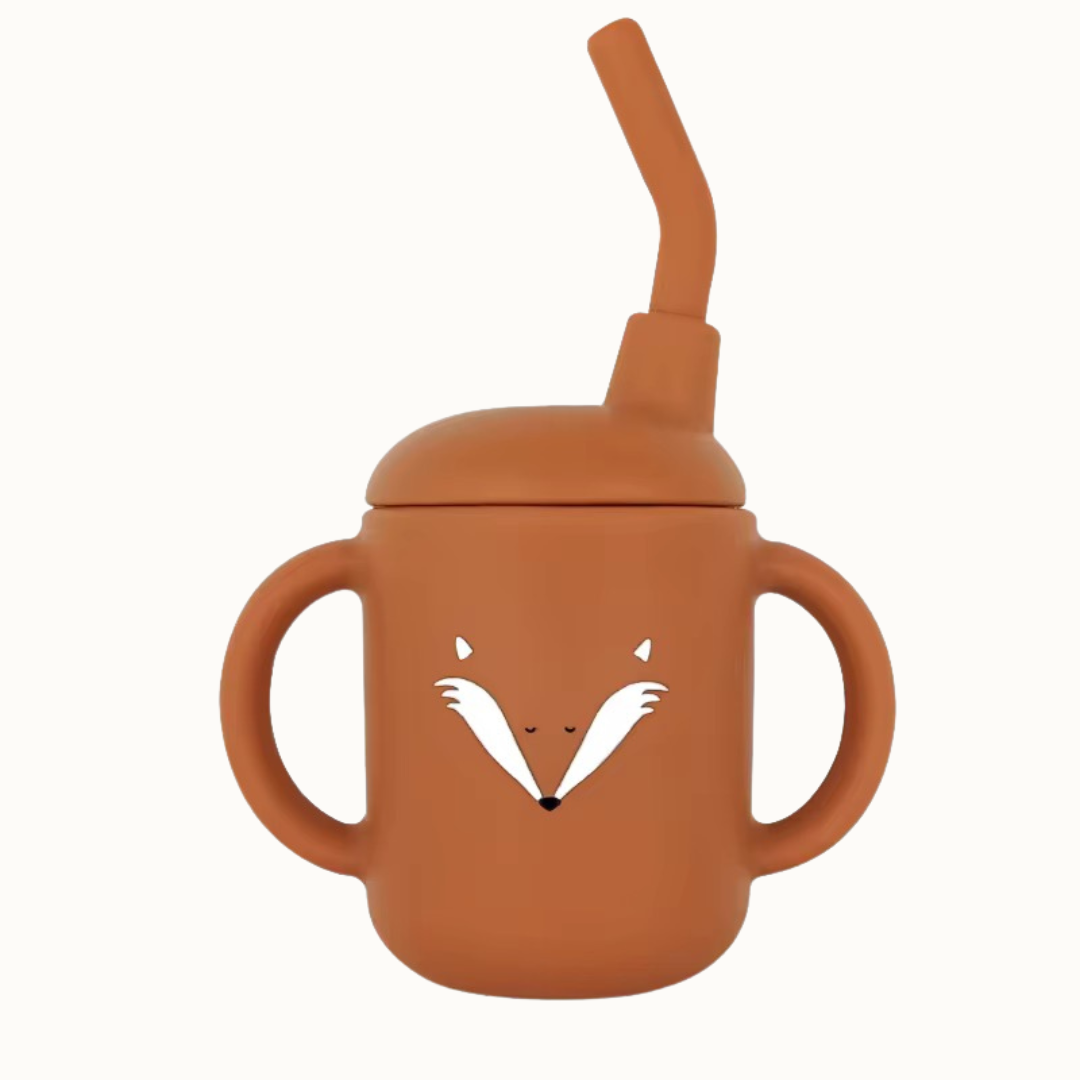 Gobelet animaux à paille