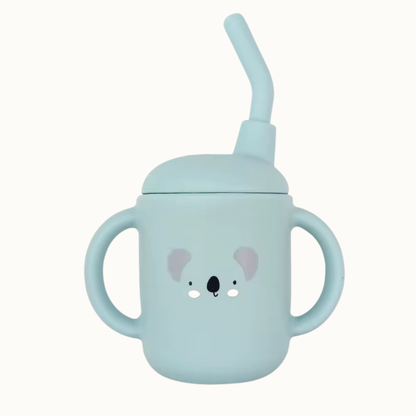 Gobelet animaux à paille